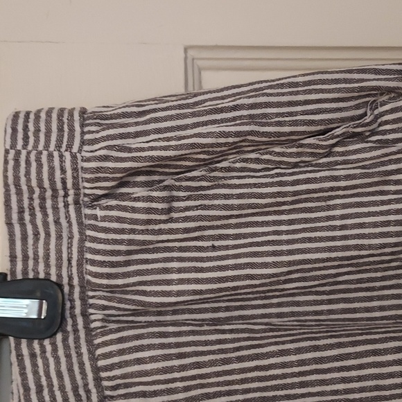 Old Navy High Waisted Striped Linen Blend Wide Leg Pants - Picture 5 of 14